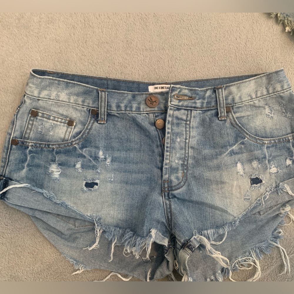 One Teaspoon denim cutoffs